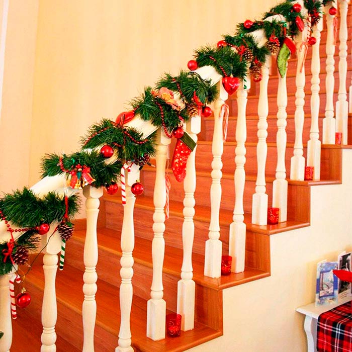 Greenery, decorative festive greenery (5.5 metres) - Image 5