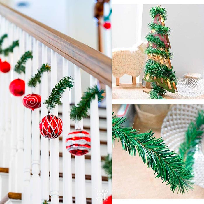 Greenery, decorative festive greenery (5.5 metres) - Image 8