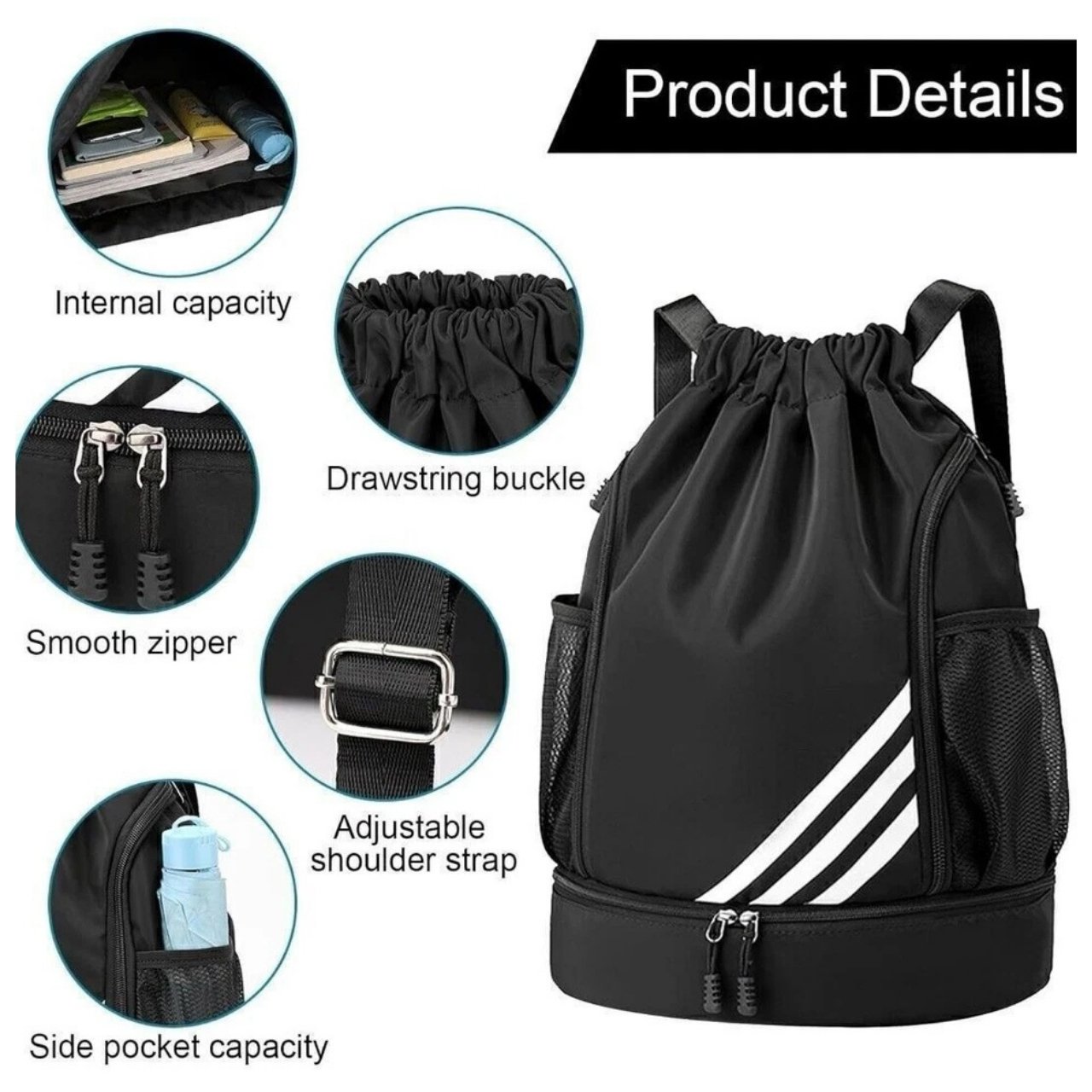 Modern design and quality materials, weatherproof and durable enough for everyday use.