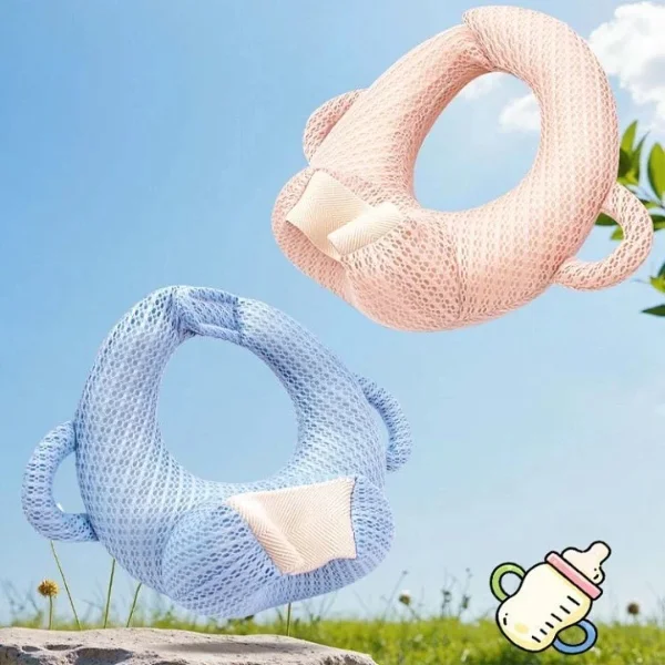 Feeding cushion with bottle holder - Image 2