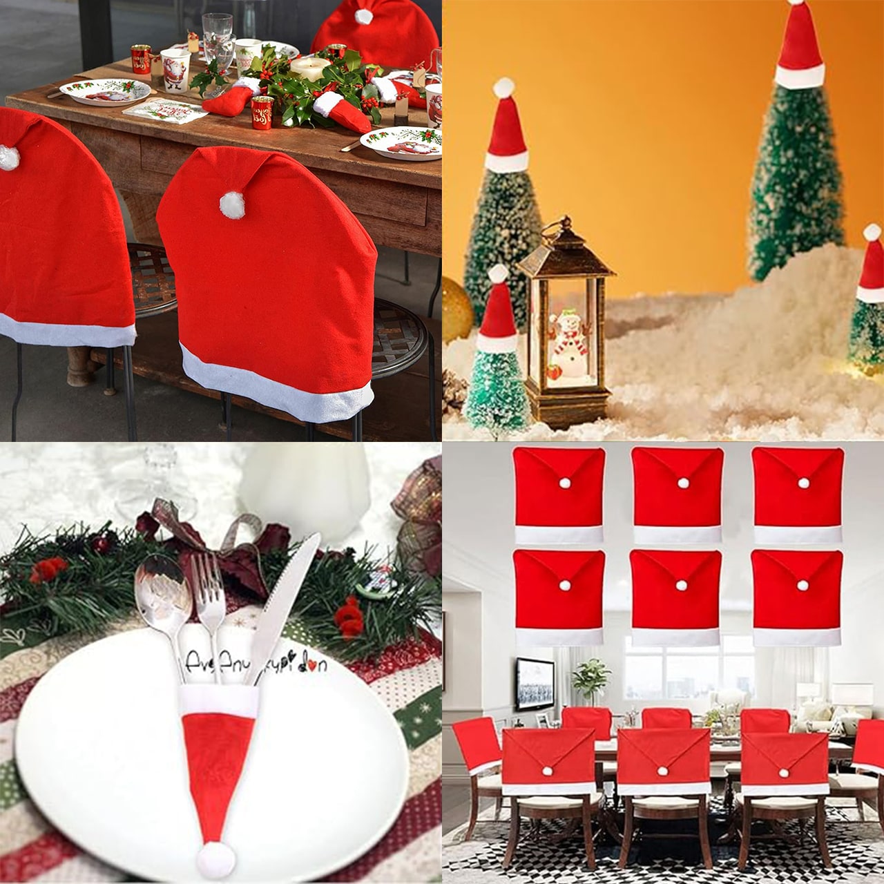 You get a total of 4 chair covers in the set.