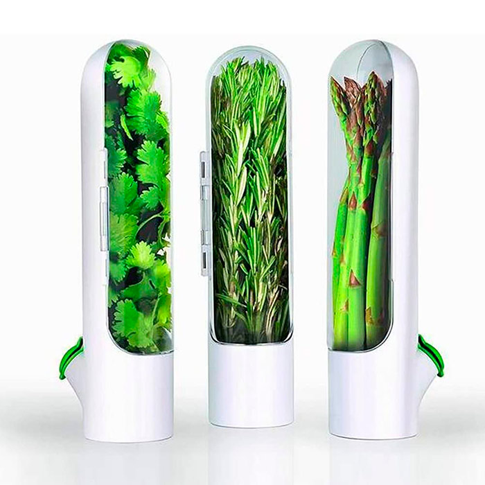 The spice container gives you a great overview of your herbs and keeps them fresher for longer!