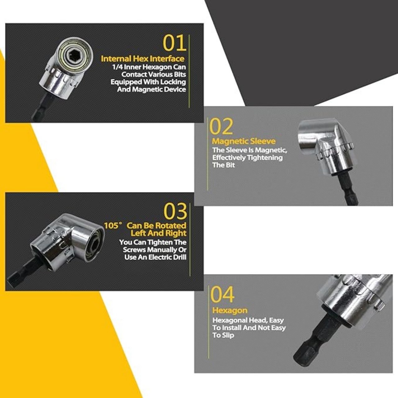 Hex, angle screwdriver bit - Image 1