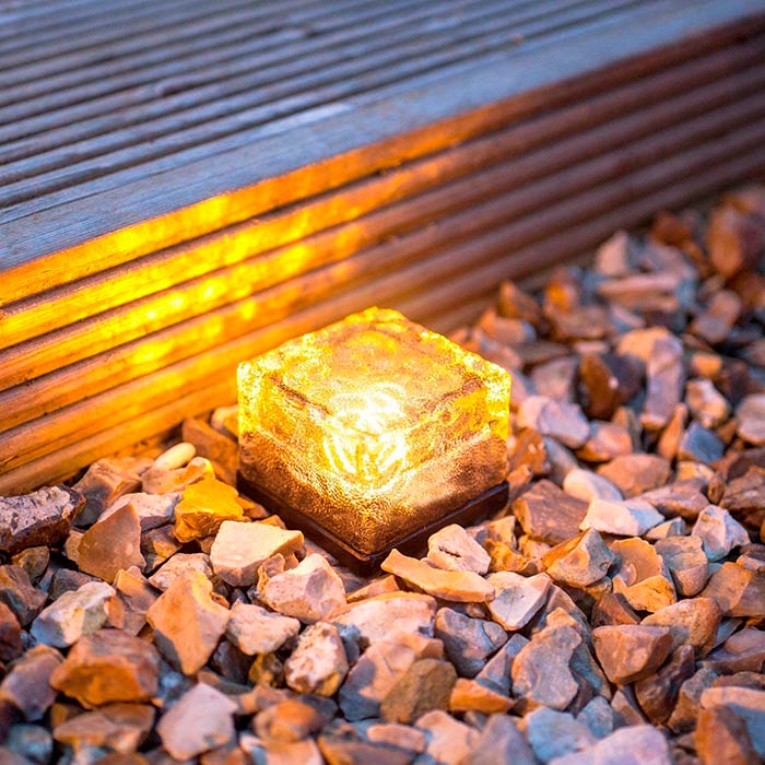 IceCubeLights, solar garden lights in cube shape (2 pcs) - Image 7