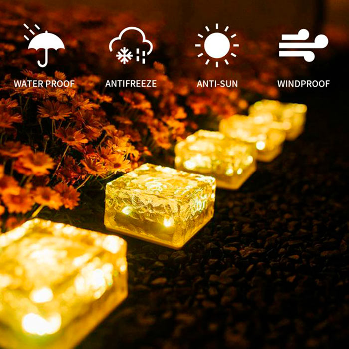 Solar lanterns work automatically - they absorb the sun's energy during the day and switch on in the evening!