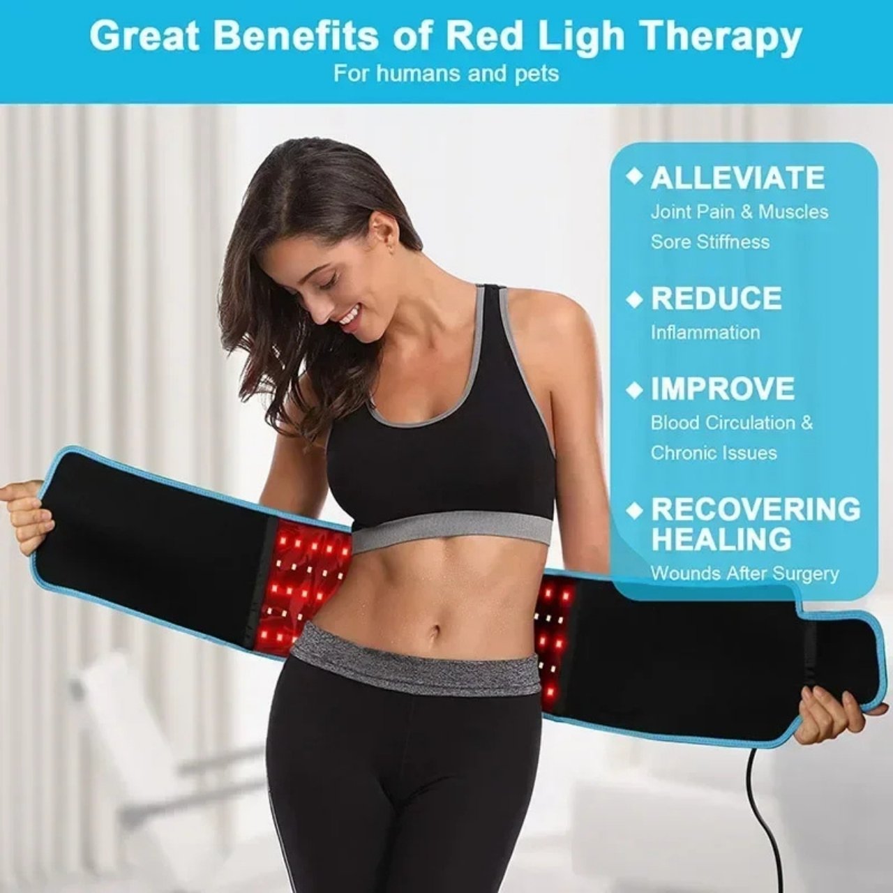 InfraBelt, a red light belt to help firm the abdomen - Image 7
