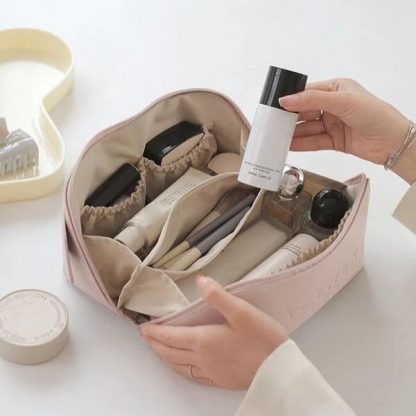 Spacious cosmetic bag, KOZMETBAG-KONJAK - Image 1