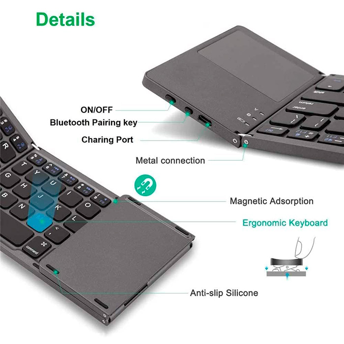 KeyBoard, foldable keyboard - Image 3