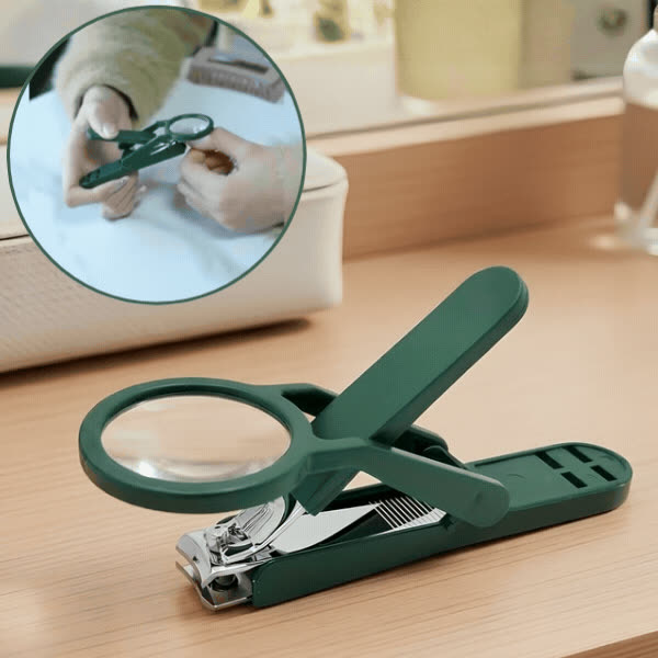 Nail Clipper with Magnifying Glass, Klipko - video