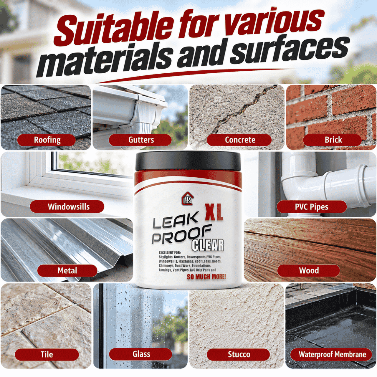Transparent coating for sealing cracks, LeakProof - Image 4