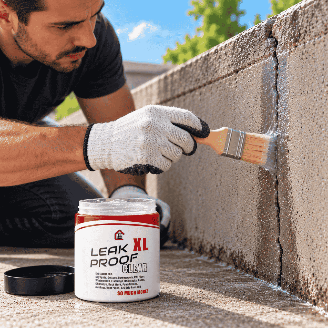 Transparent coating for sealing cracks, LeakProof - Image 8