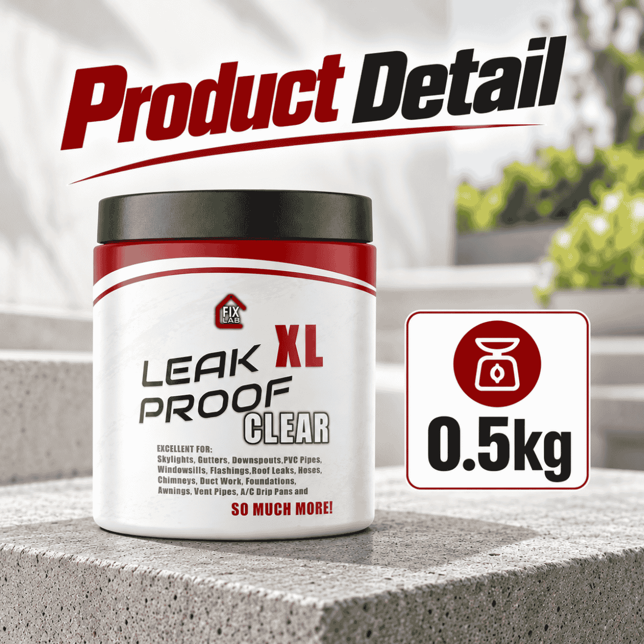Transparent coating for sealing cracks, LeakProof - Image 9