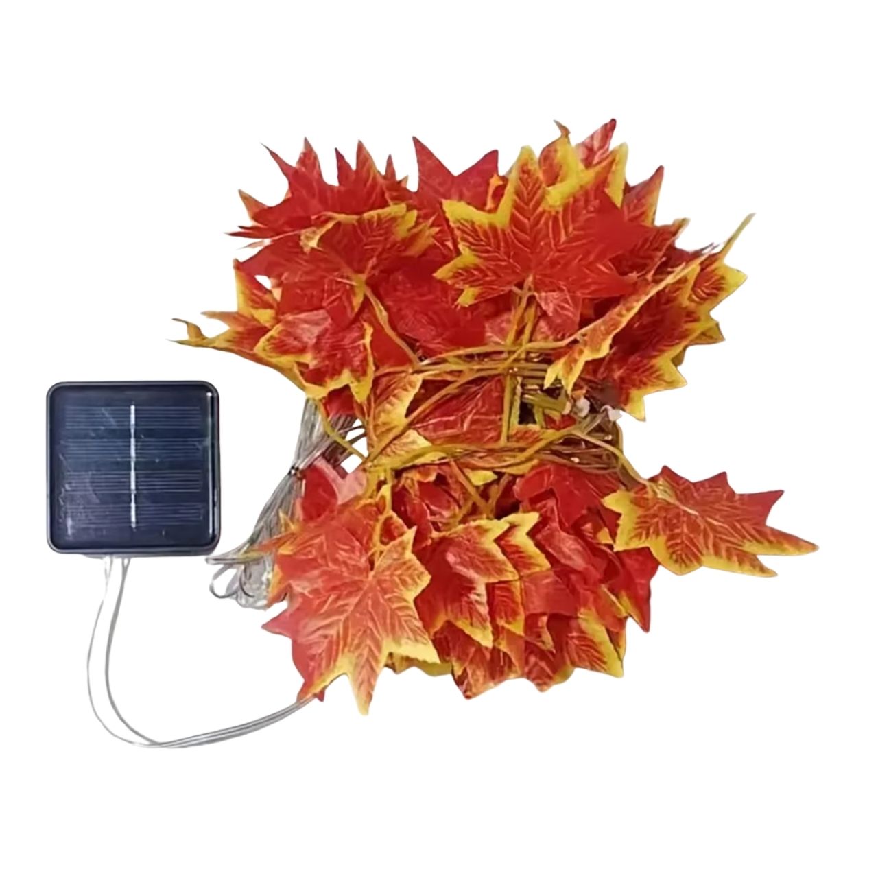 Solar LED string light with autumn leaves, MapleLeaf - Image 6