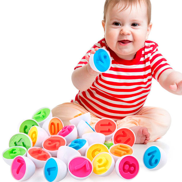 MatchingEggs, didactic toy - set with box and 12 eggs - Image 8