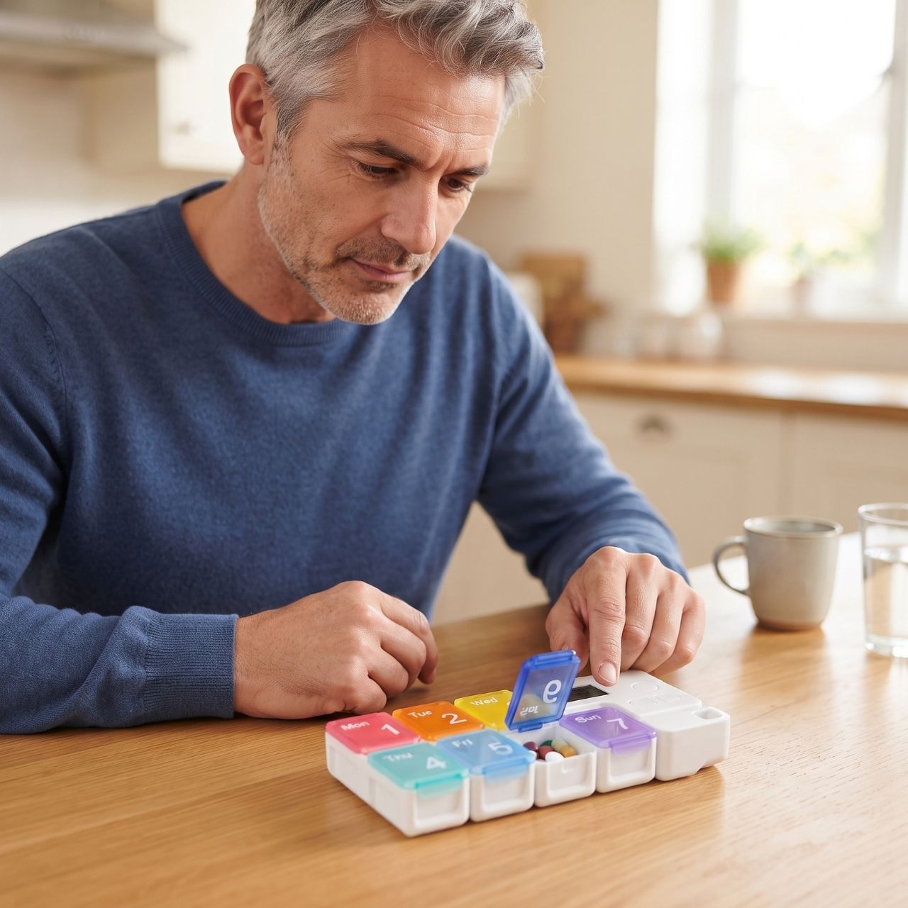 Electronic pill organizer with reminder, MediReminder - Image 4