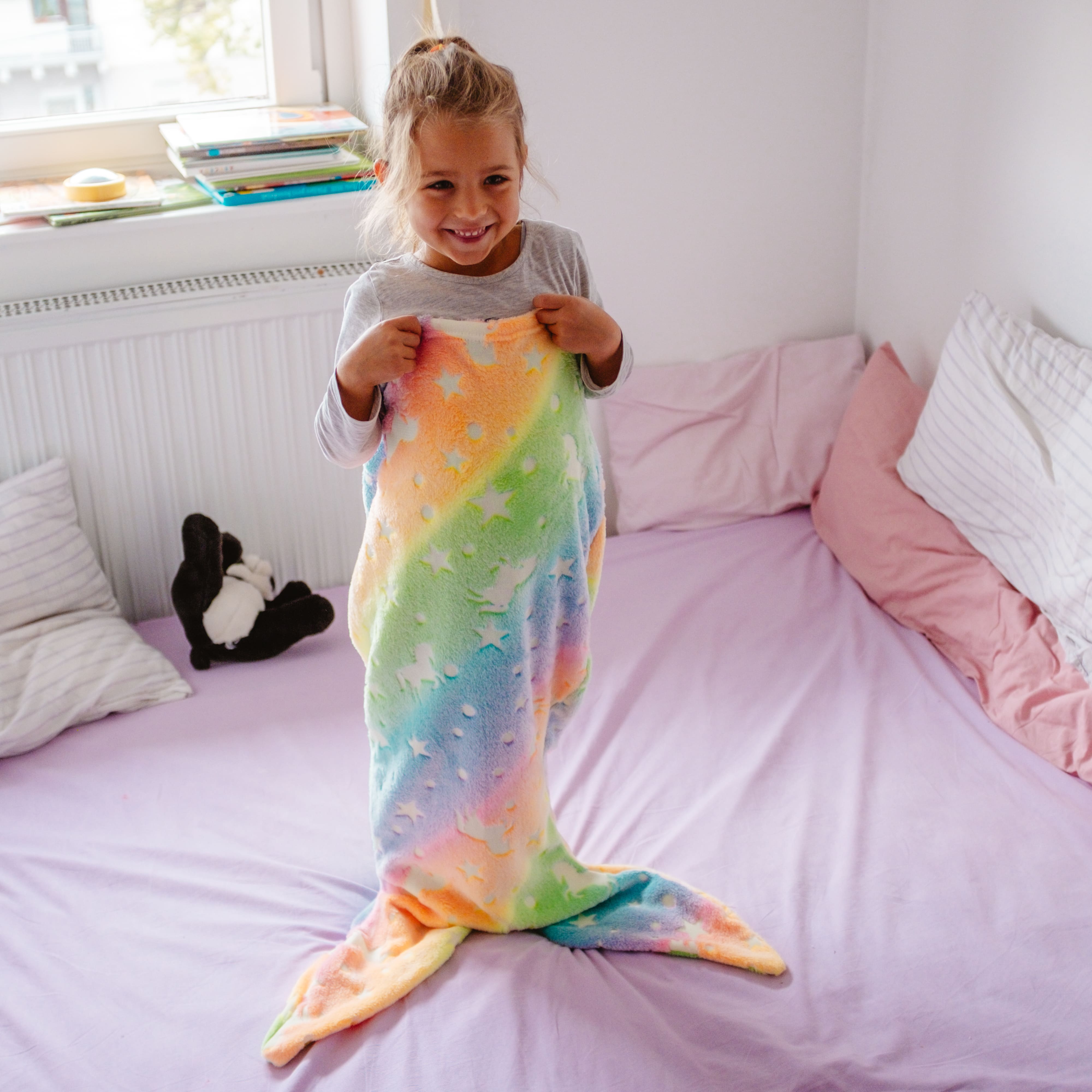 MermaidBlanket, mermaid tail kid blanket - Image 10