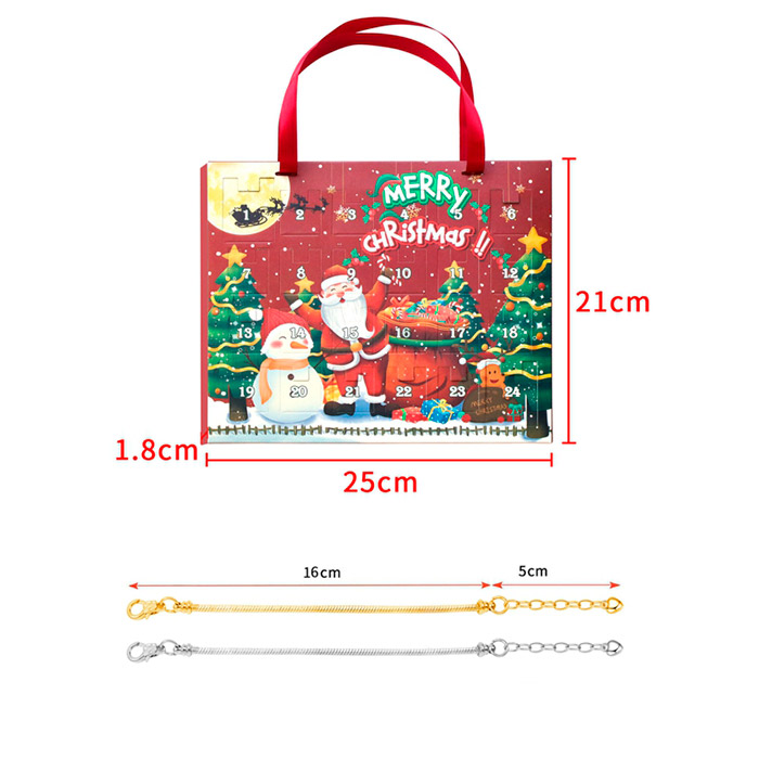 MerryChristmas, advent calendar with bracelet charms - Image 2