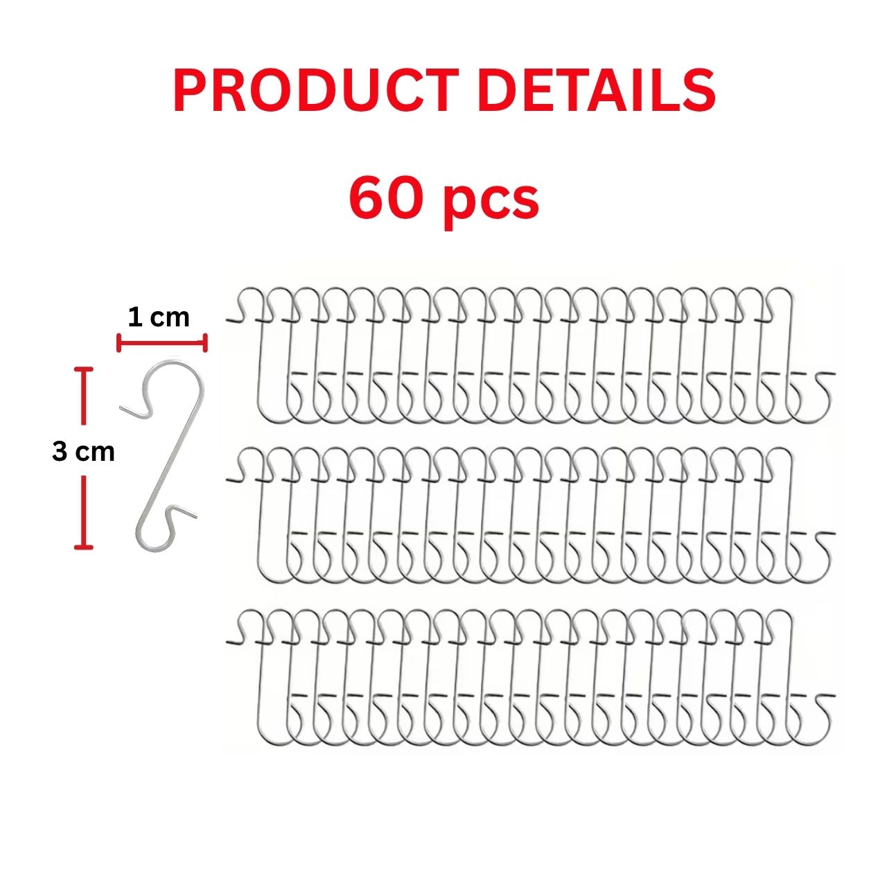 Hooks for hanging Christmas ornaments, MetalHooks - Image 7