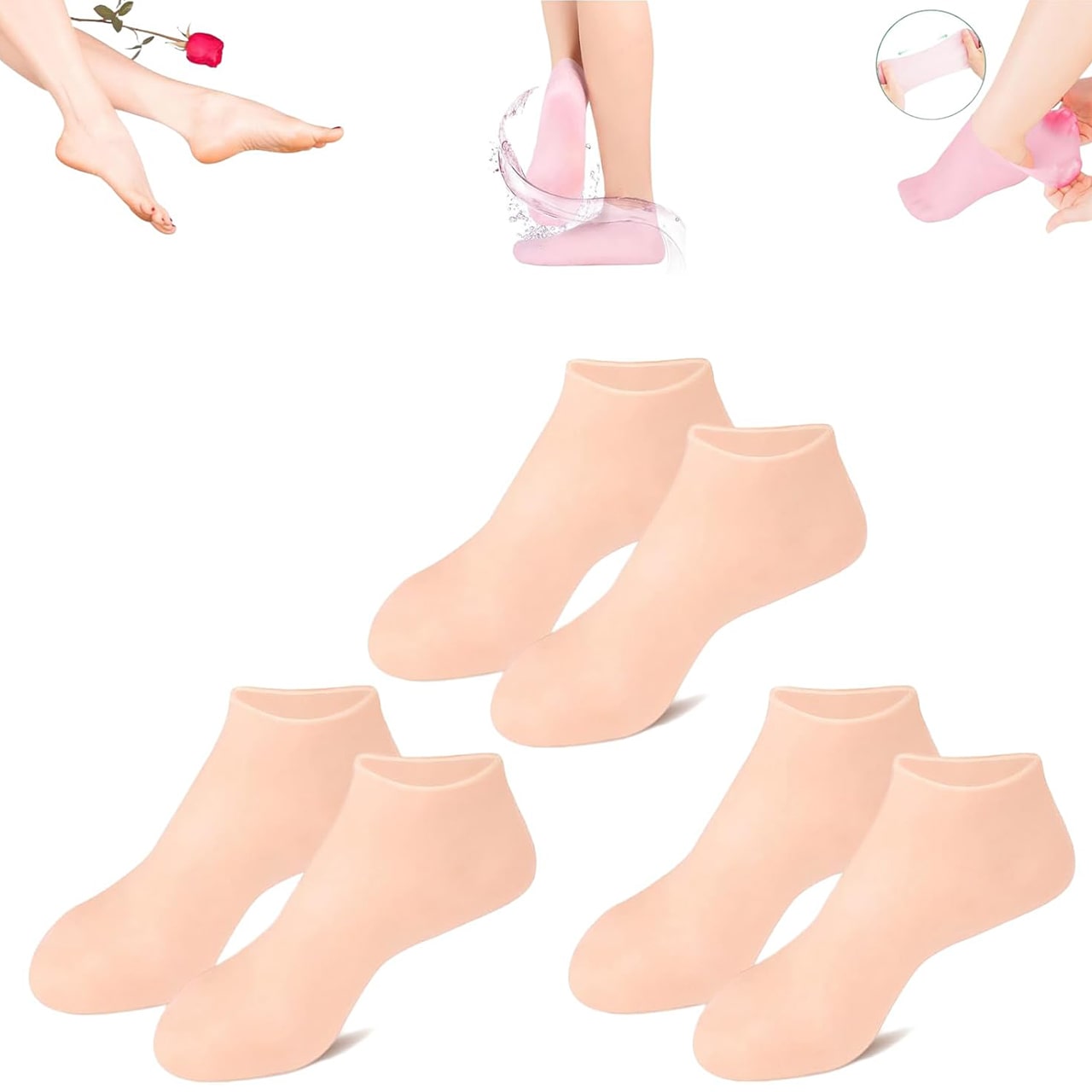 MoistMask, moisturising silicone foot care socks (1+1 FREE ) - Image 10