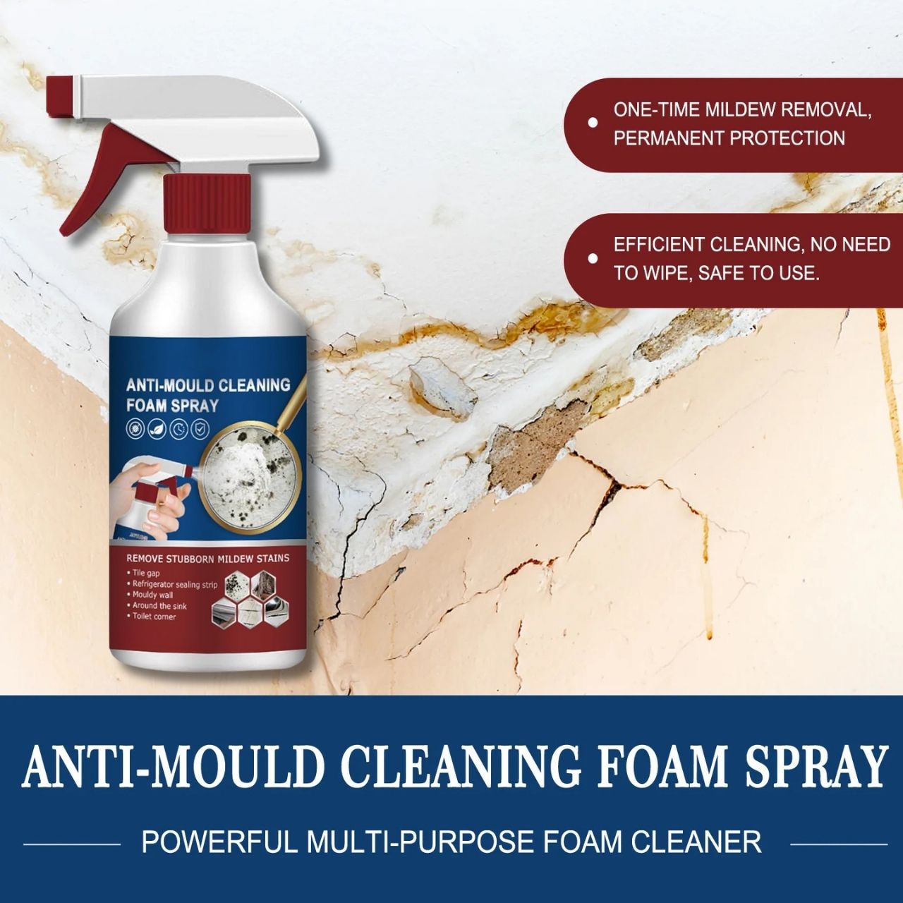 MoldFix, cleaning foam for removing mould stains - Image 5