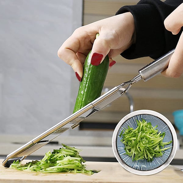 MultiSlicer, multi-purpose vegetable slicer with ergonomic handle and 3 different blades - Image 10