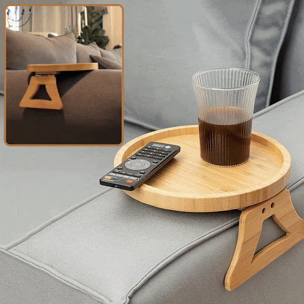 Folding sofa tray - video