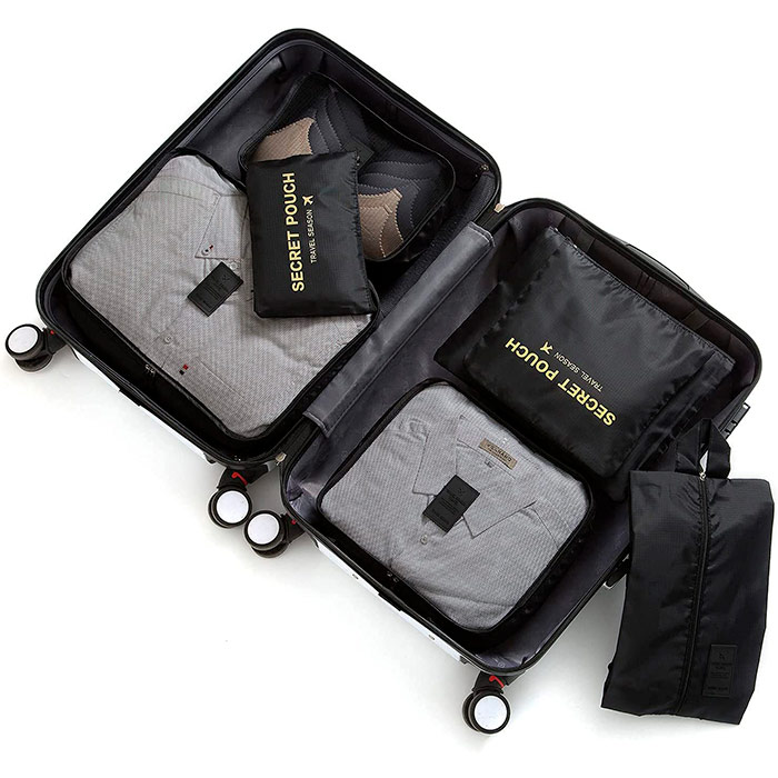 Travel organising bags (6 pieces) - Image 7