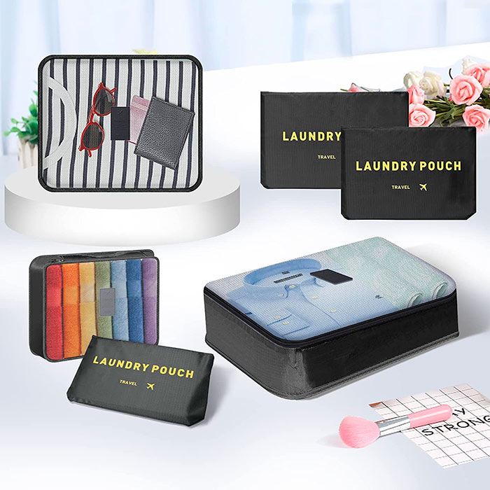 Travel organising bags (6 pieces) - Image 8