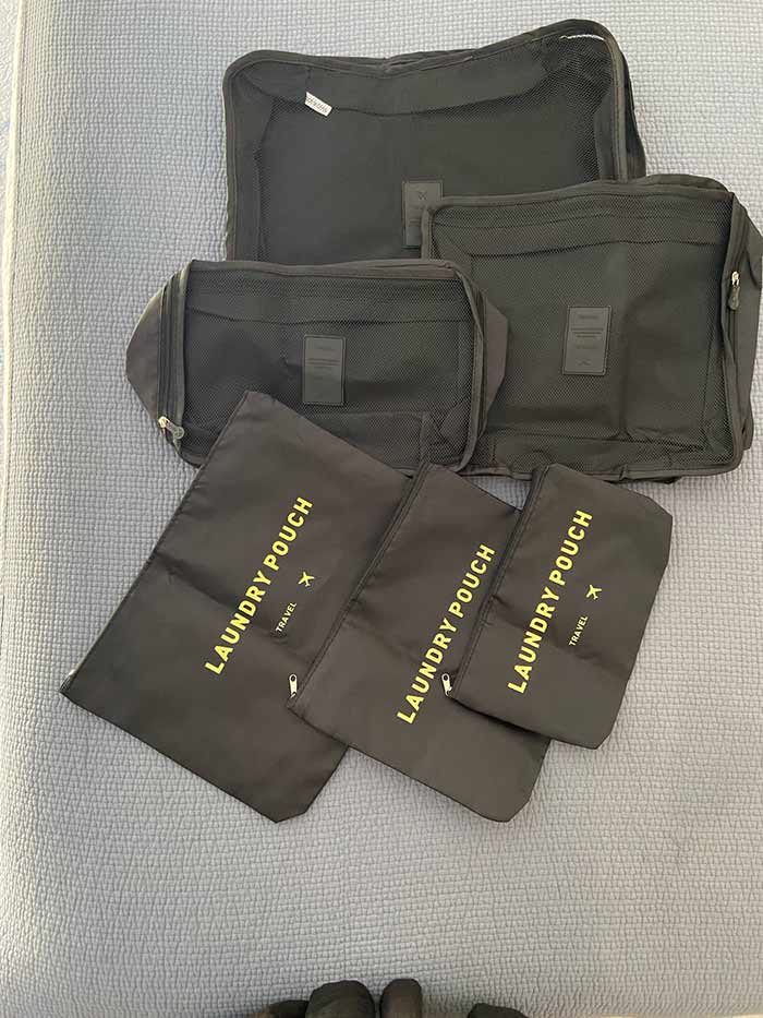 Travel organising bags (6 pieces) - Image 9