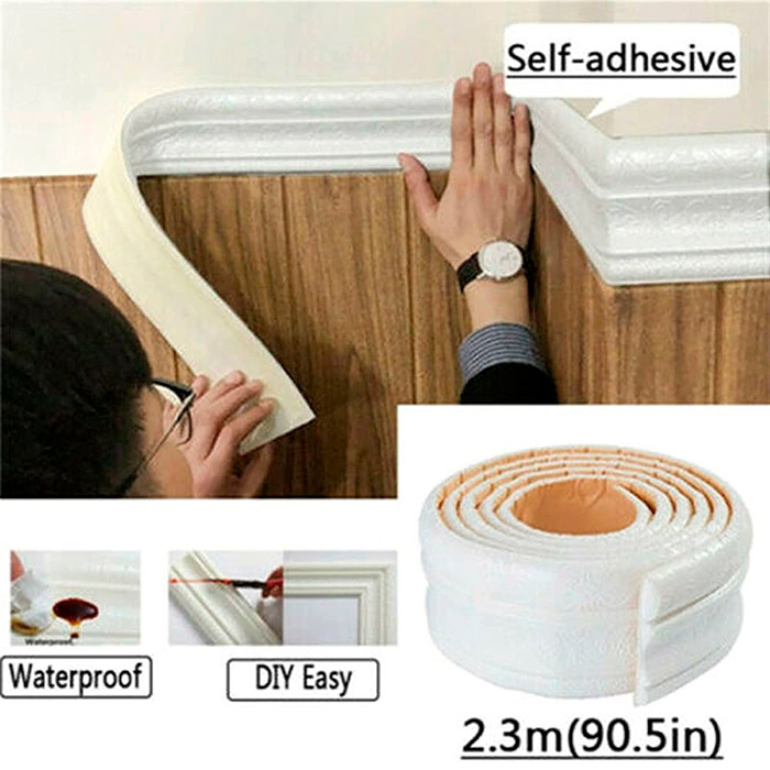 PatternLine, 3D wall sticker in the shape of a ribbon (2.3 m) - Image 2