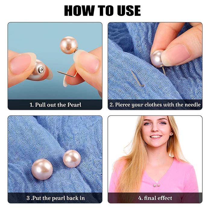 PearlBrooch, brooch (3 pieces) - Image 5
