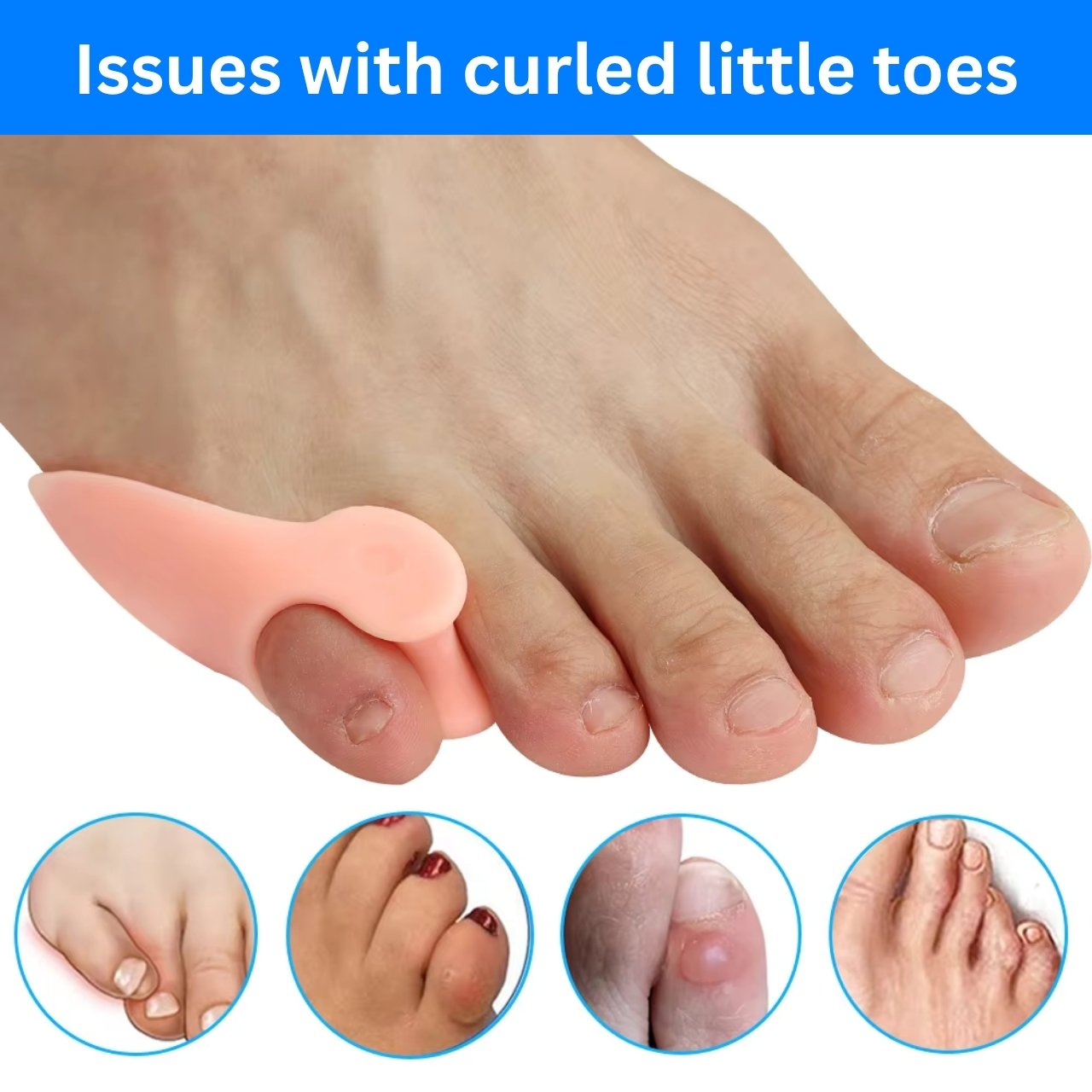Silicone pads for the little toe, PinkyPad - Image 2