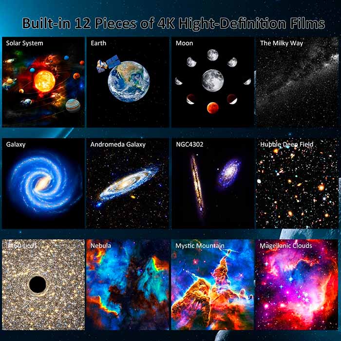 Planetarium, a night projector that shows 12 different types of galaxies, constellations and planets - Image 7