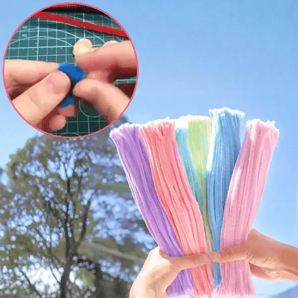 Creative Fuzzy Pipe Cleaners, PlushSticks - Image 1