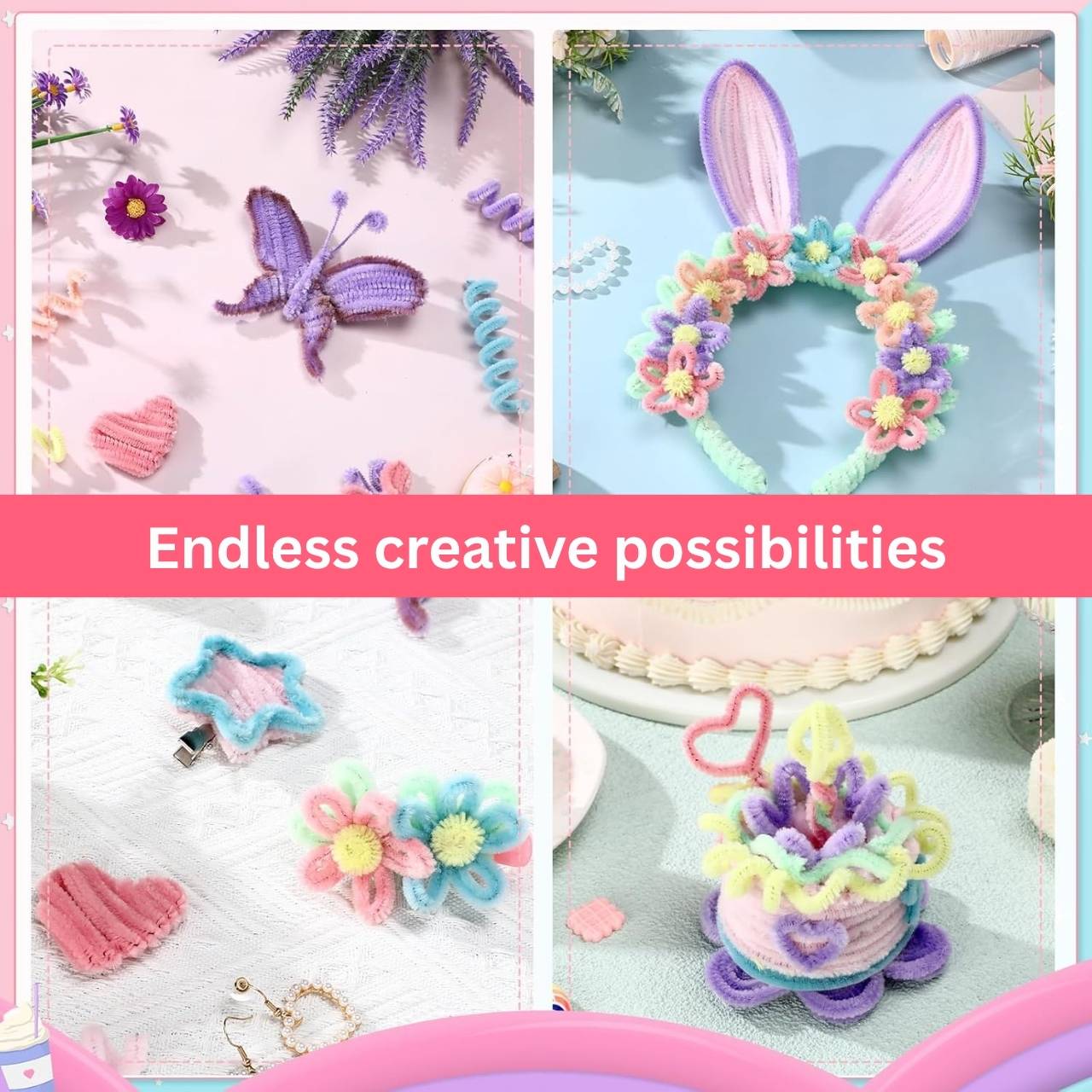 Creative Fuzzy Pipe Cleaners, PlushSticks - Image 8