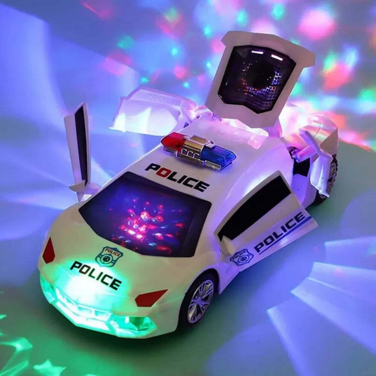 PoliceCar, police car with LED lights - Image 7