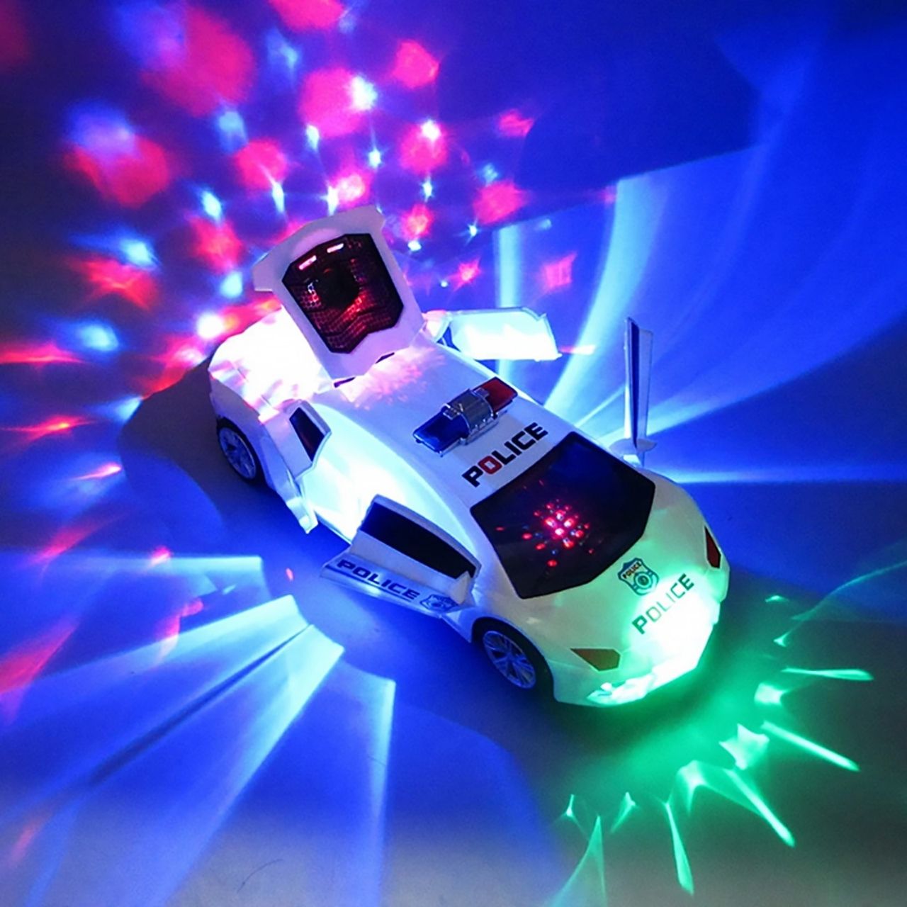 PoliceCar, police car with LED lights - Image 10