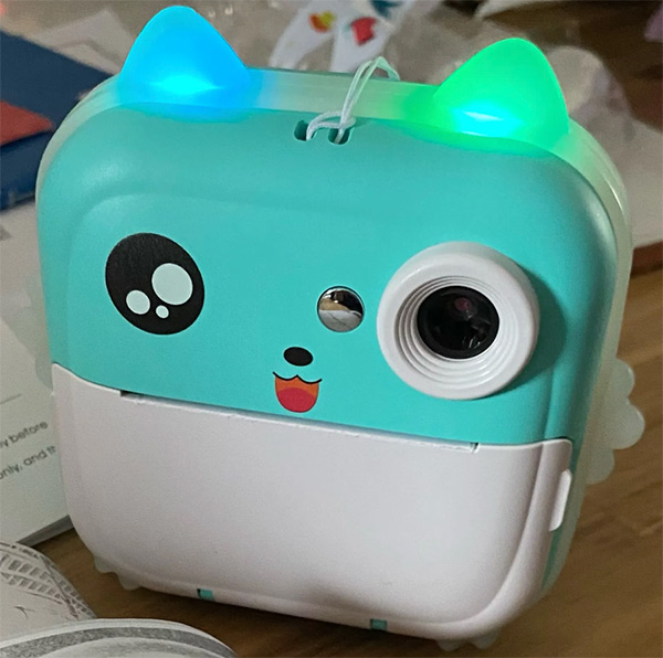 PrintBundle, set with instant photo camera, 2 rolls of paper, USB cable, wrist strap and Micro SD card - Image 9
