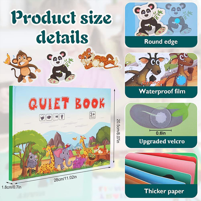 QuietBook, a quiet book that stimulates all areas of a child's development - Image 9