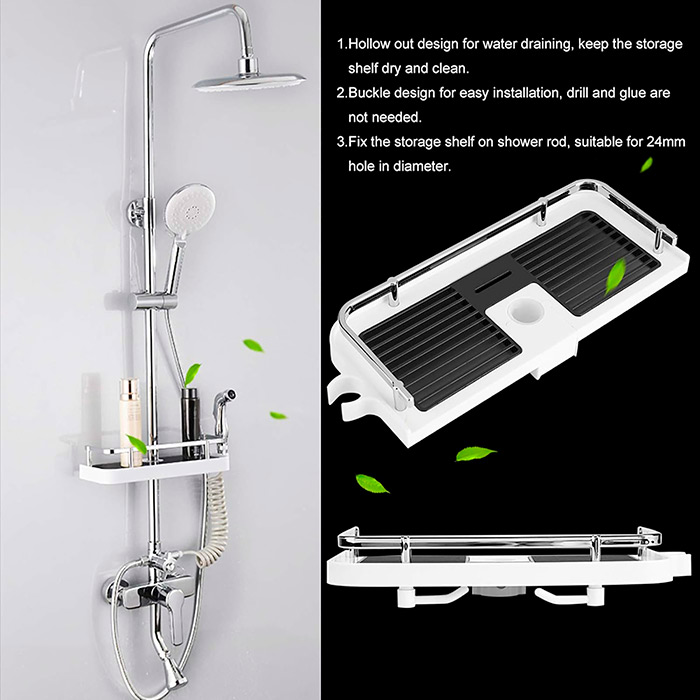 An elegant solution for optimising shower space.