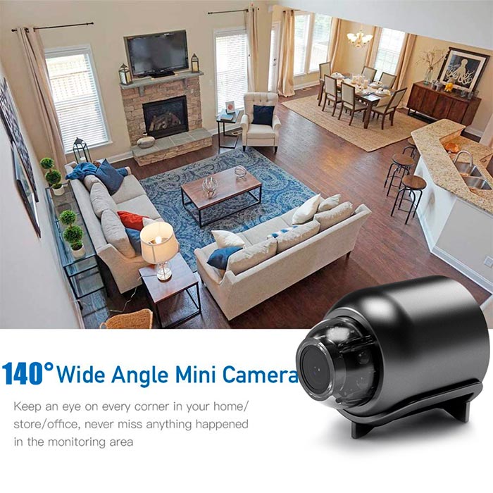 The camera is small and discreet, but extremely powerful!