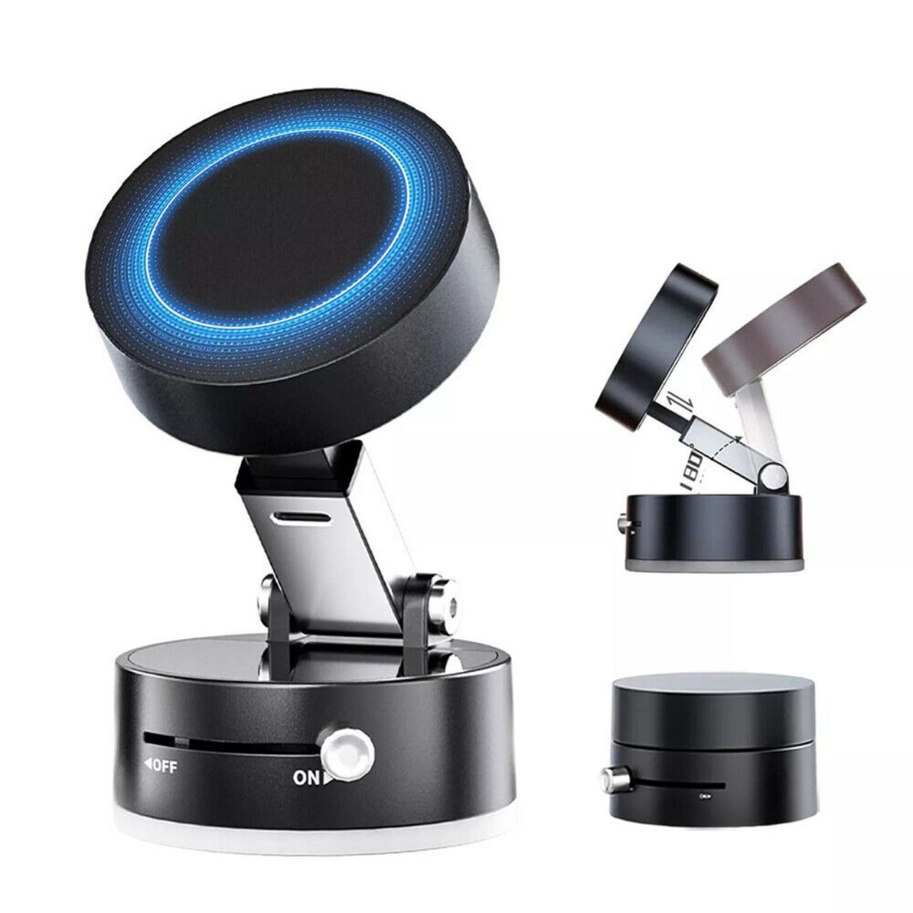 RingMag, universally adjustable magnetic phone holder with vacuum suction cup - Image 9