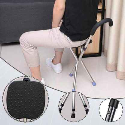 Folding pole with integrated seat, STAPS - Image 2