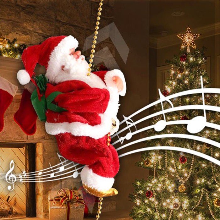 SantaStar, Santa Claus, playing music and climbing a rope - Image 2