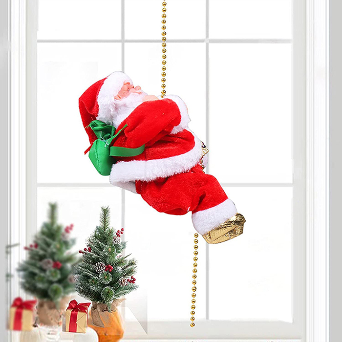 SantaStar, Santa Claus, playing music and climbing a rope - Image 5