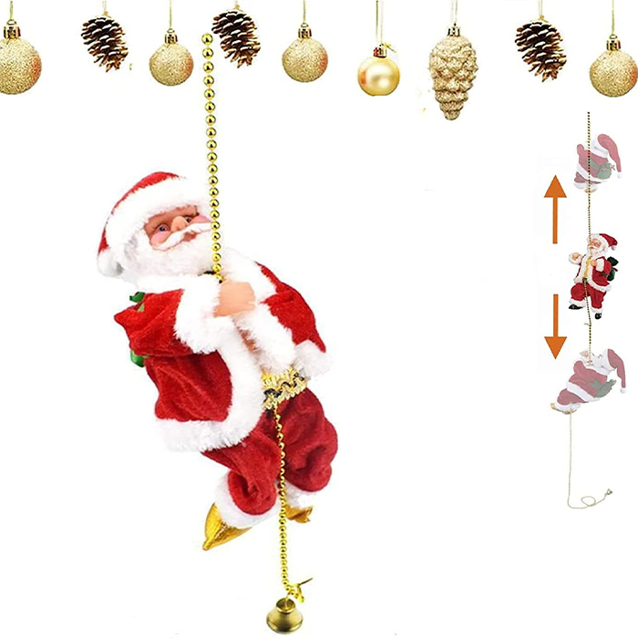 SantaStar, Santa Claus, playing music and climbing a rope - Image 7