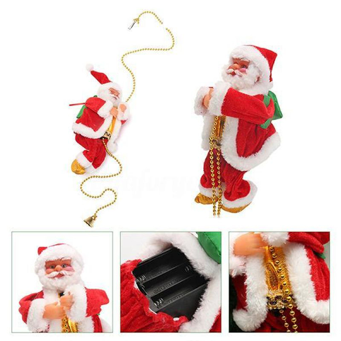 SantaStar, Santa Claus, playing music and climbing a rope - Image 9
