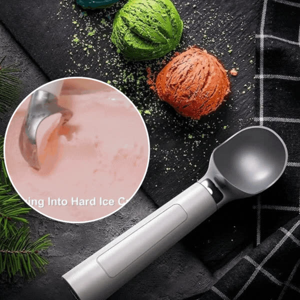Scoop, electric and heated ice cream scoop - video