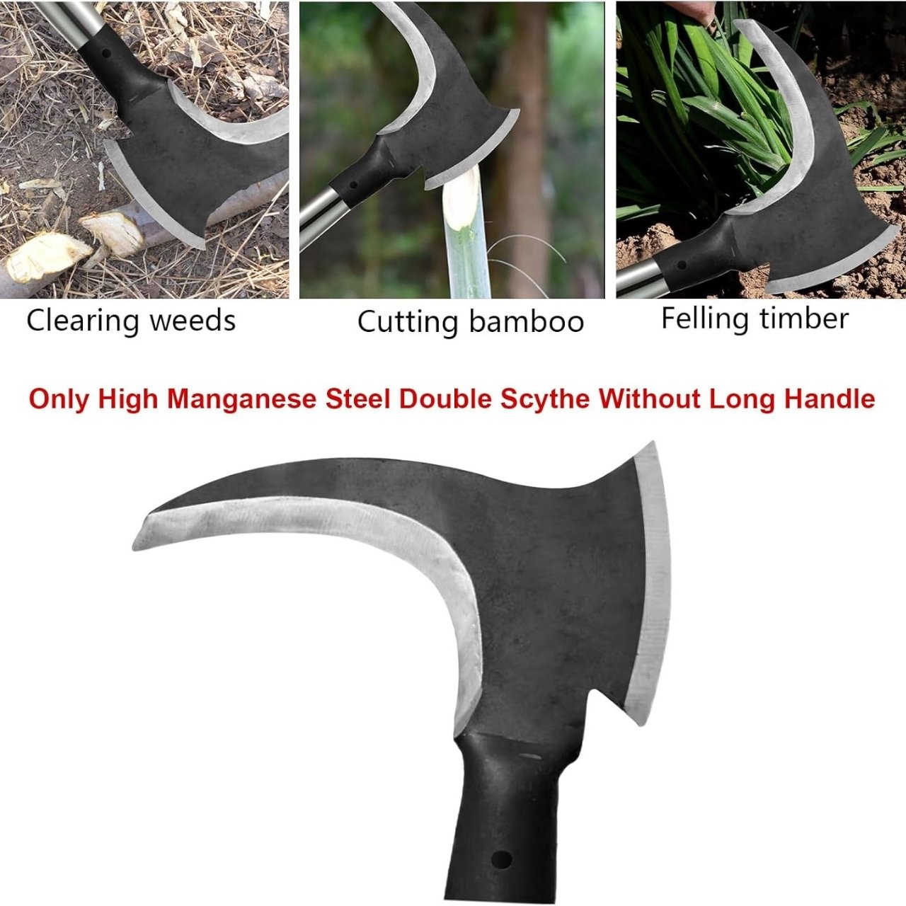 The double blade offers 2 functions in one product.