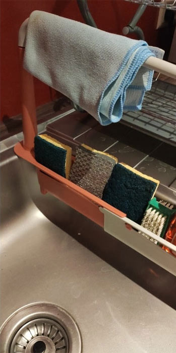 SinkRack, a flexible holder for the kitchen sink where you can stow your kitchen utensils - Image 9